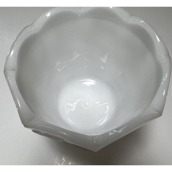 Vase Compote E.O Brody USA #2250 MU-20 4.5"x5" 3" Base Paneled Pedestal 1940s - Picture 2 of 10